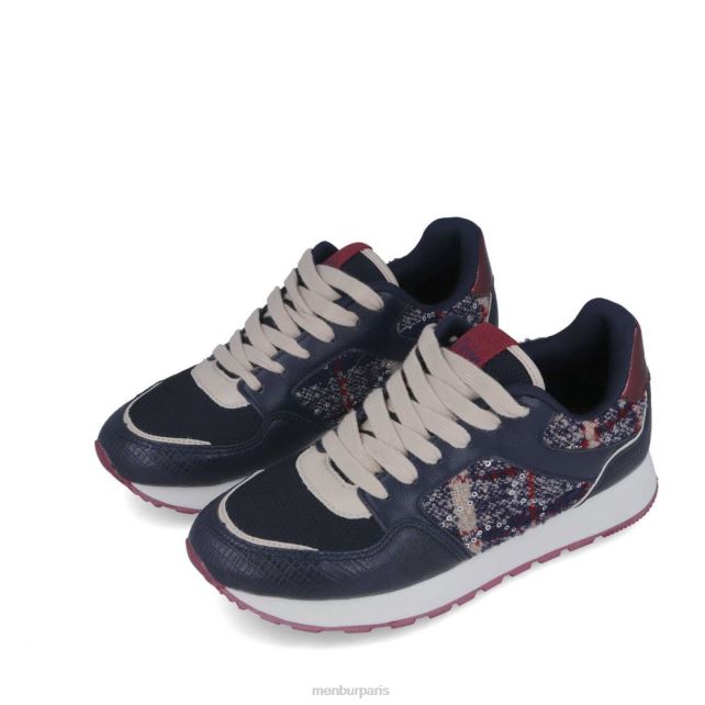 Menbur femmes amarante DVZ86633 baskets bleu foncé