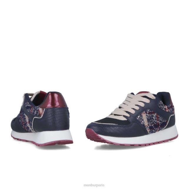 Menbur femmes amarante DVZ86633 baskets bleu foncé
