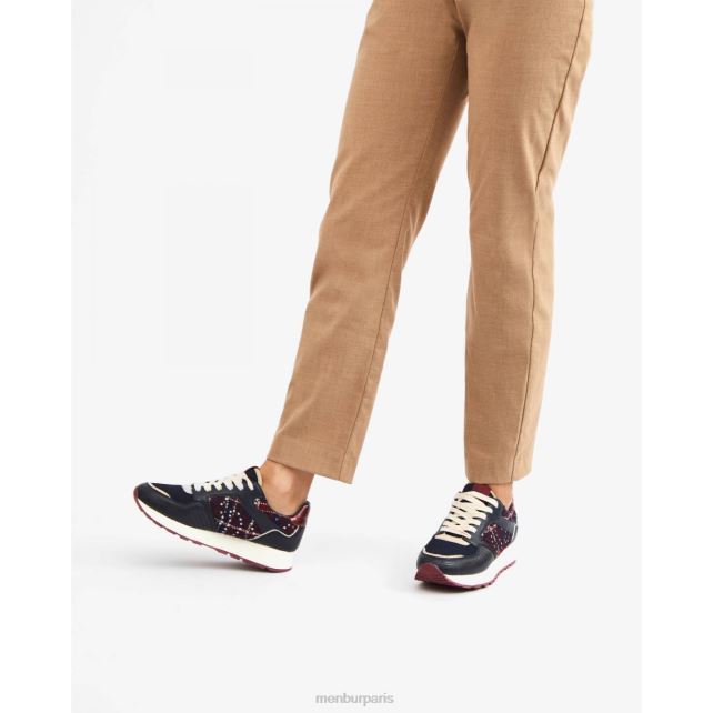 Menbur femmes amarante DVZ86633 baskets bleu foncé