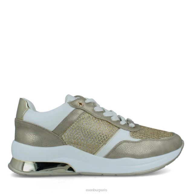 Menbur femmes tresse DVZ86617 baskets or