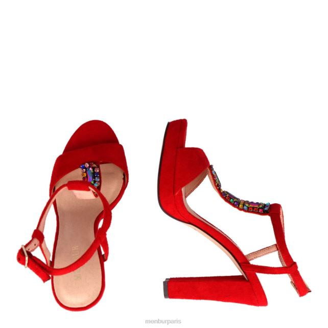 Menbur femmes Arsie DVZ863240 chaussure chic et décontractée rouge