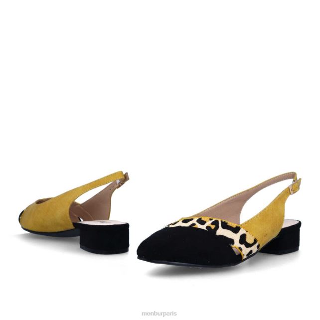 Menbur femmes Bersano DVZ863582 chaussure chic et décontractée jaune
