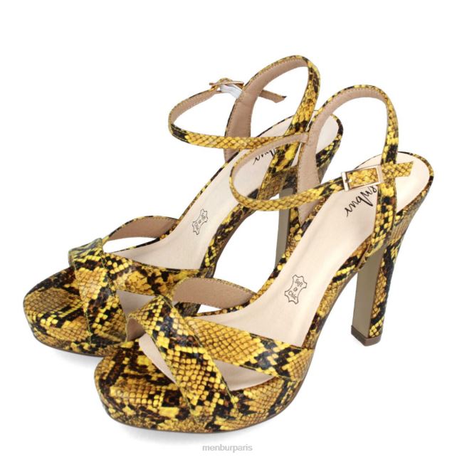 Menbur femmes Cadelbosco DVZ86347 chaussure chic et décontractée jaune