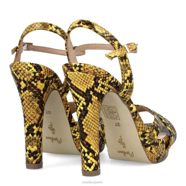 Menbur femmes Cadelbosco DVZ86347 chaussure chic et décontractée jaune