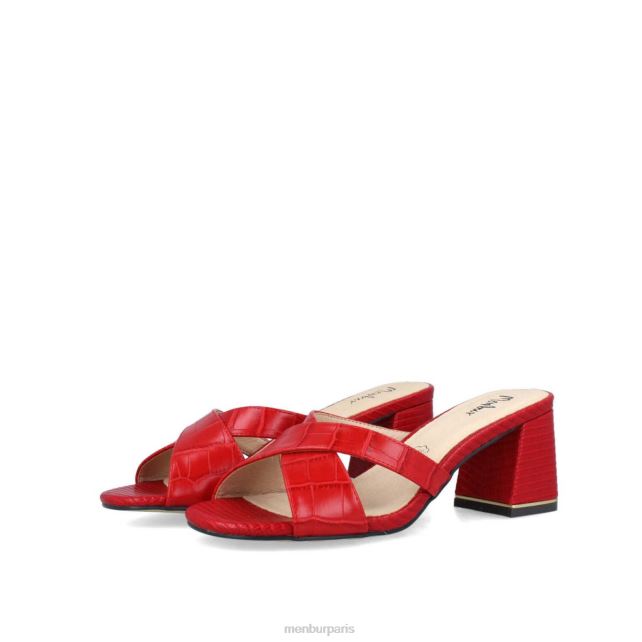 Menbur femmes Roccella DVZ86483 chaussure chic et décontractée rouge