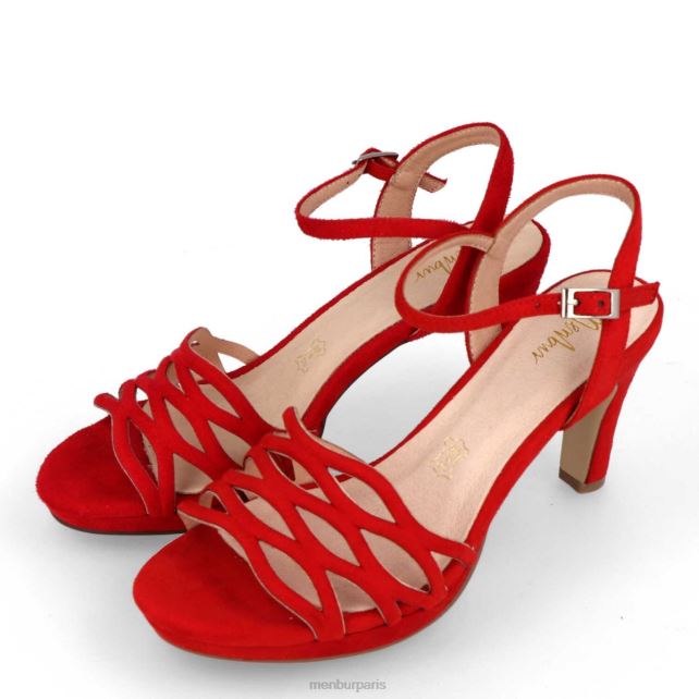 Menbur femmes Trente DVZ863314 chaussure chic et décontractée rouge