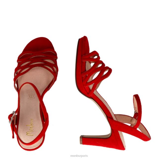 Menbur femmes Trente DVZ863314 chaussure chic et décontractée rouge