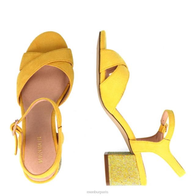 Menbur femmes abrical DVZ86369 chaussure chic et décontractée jaune