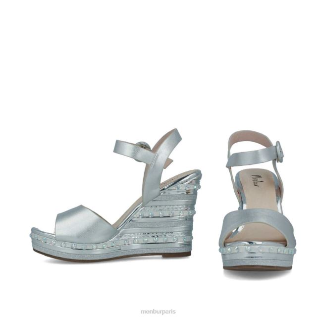 Menbur femmes ailano DVZ863623 chaussure chic et décontractée argent