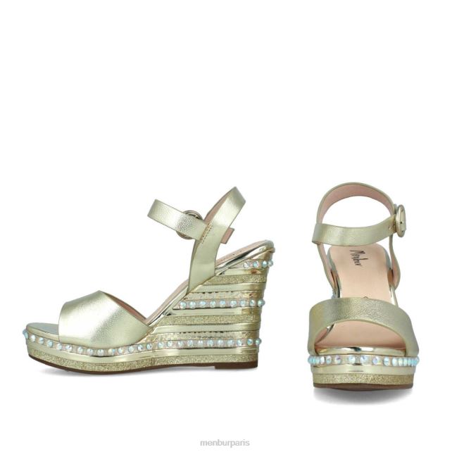Menbur femmes ailano DVZ86543 chaussure chic et décontractée or