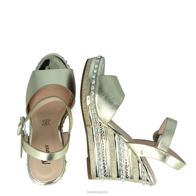 Menbur femmes ailano DVZ86543 chaussure chic et décontractée or