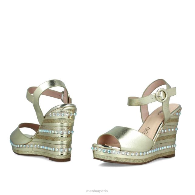 Menbur femmes ailano DVZ86543 chaussure chic et décontractée or