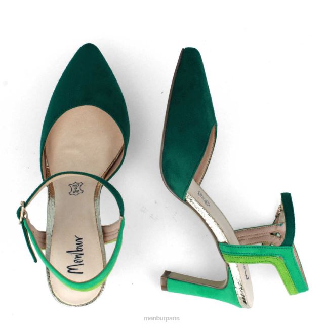 Menbur femmes alezio DVZ863514 chaussure chic et décontractée vert