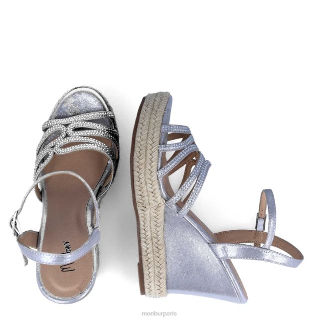 Menbur femmes antrosano DVZ86524 chaussure chic et décontractée argent