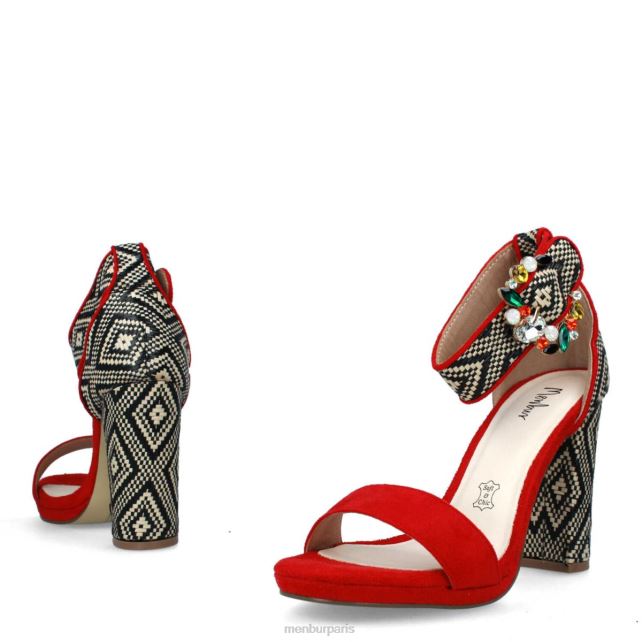 Menbur femmes arola DVZ863038 chaussure chic et décontractée rouge
