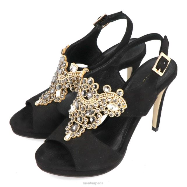 Menbur femmes béorchie DVZ863302 chaussure chic et décontractée noir