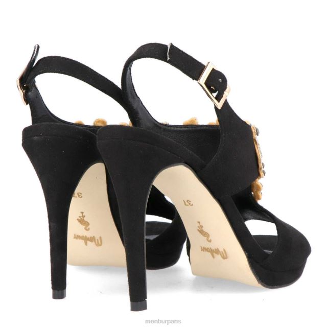 Menbur femmes béorchie DVZ863302 chaussure chic et décontractée noir