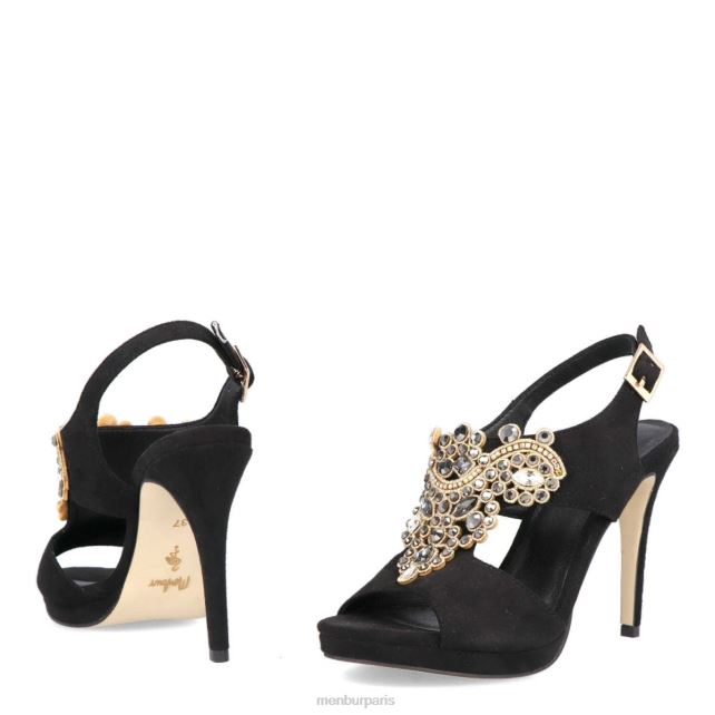 Menbur femmes béorchie DVZ863302 chaussure chic et décontractée noir