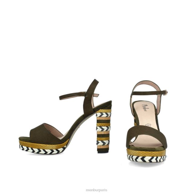 Menbur femmes ballabi DVZ863051 chaussure chic et décontractée vert