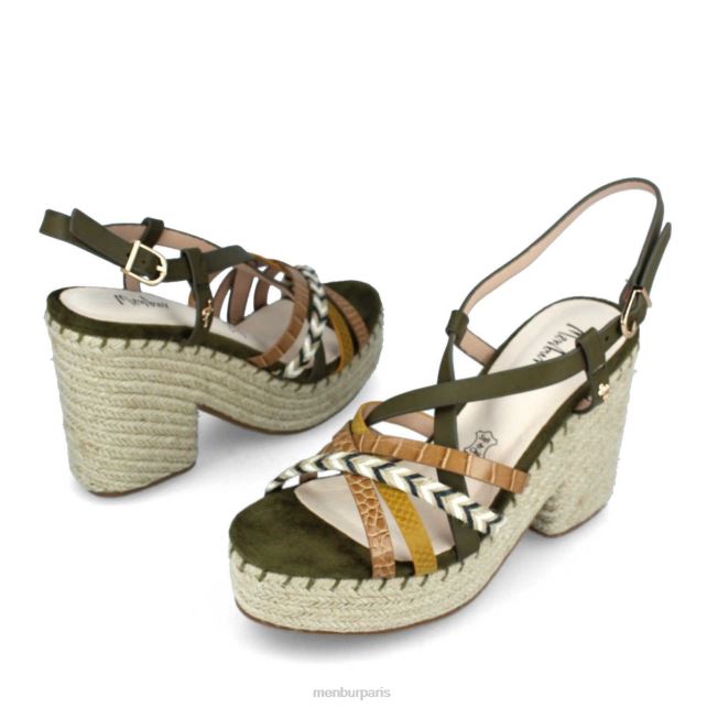 Menbur femmes balmuccia DVZ863100 chaussure chic et décontractée vert