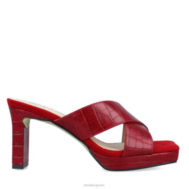 Menbur femmes bas DVZ863513 chaussure chic et décontractée rouge