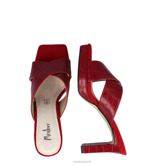 Menbur femmes bas DVZ863513 chaussure chic et décontractée rouge