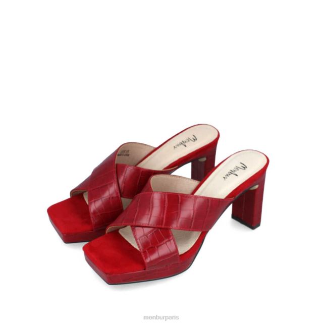 Menbur femmes bas DVZ863513 chaussure chic et décontractée rouge