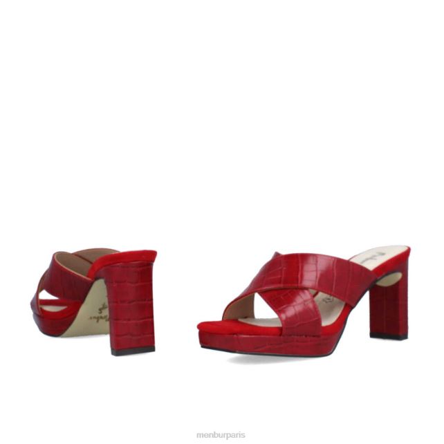 Menbur femmes bas DVZ863513 chaussure chic et décontractée rouge