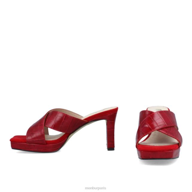 Menbur femmes bas DVZ863513 chaussure chic et décontractée rouge