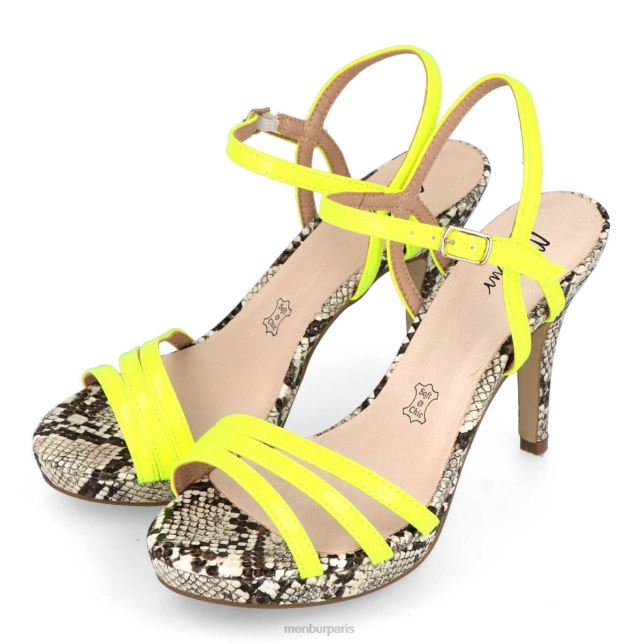 Menbur femmes bazovica DVZ86341 chaussure chic et décontractée jaune