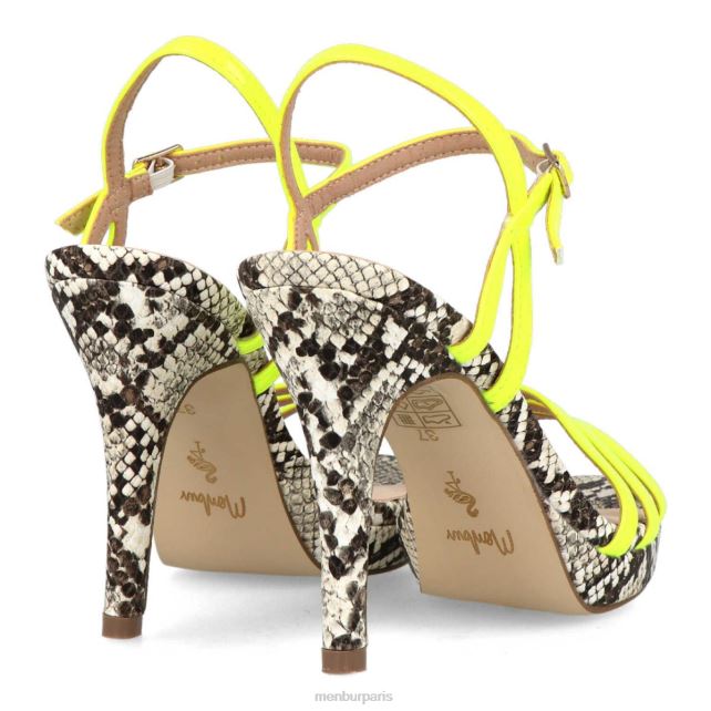 Menbur femmes bazovica DVZ86341 chaussure chic et décontractée jaune