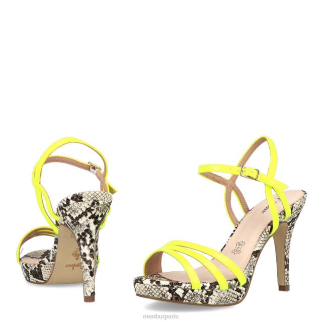 Menbur femmes bazovica DVZ86341 chaussure chic et décontractée jaune