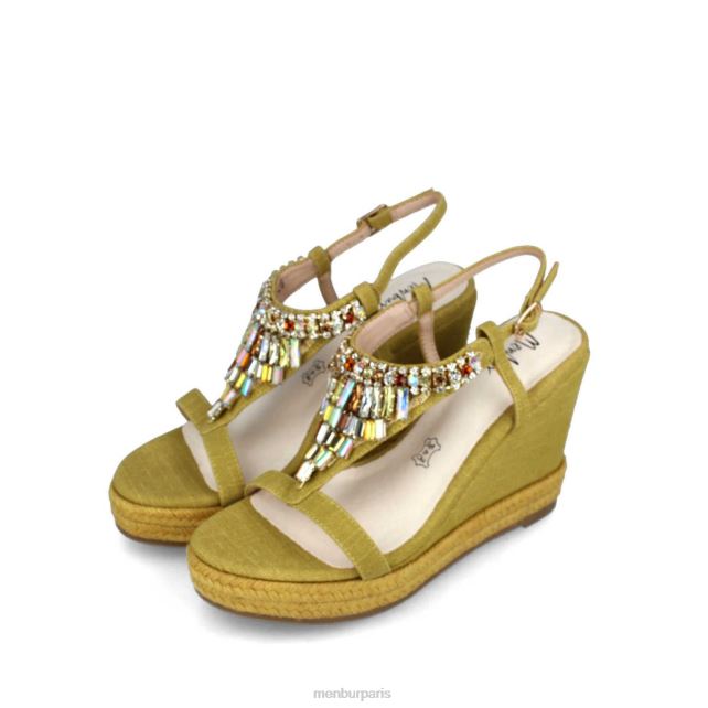 Menbur femmes belladama DVZ863041 chaussure chic et décontractée jaune