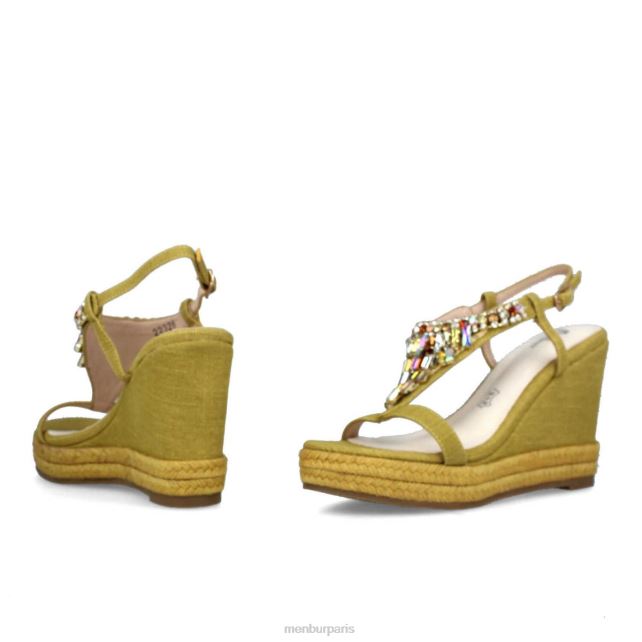 Menbur femmes belladama DVZ863041 chaussure chic et décontractée jaune