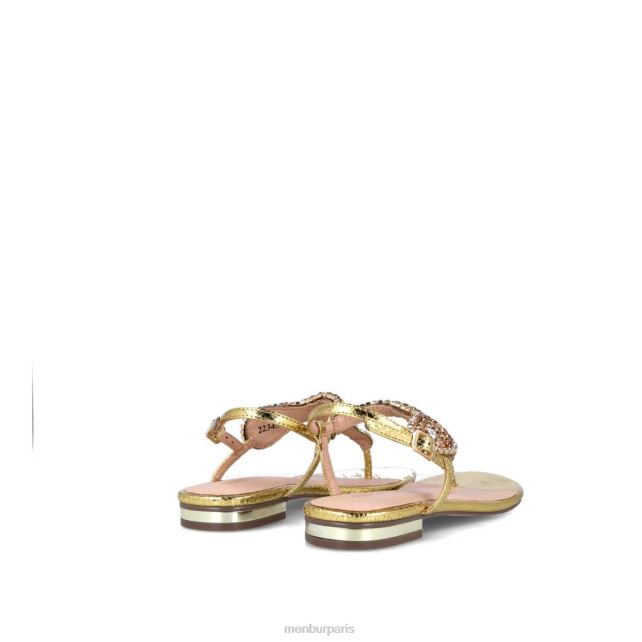 Menbur femmes bertagia DVZ86470 chaussure chic et décontractée or