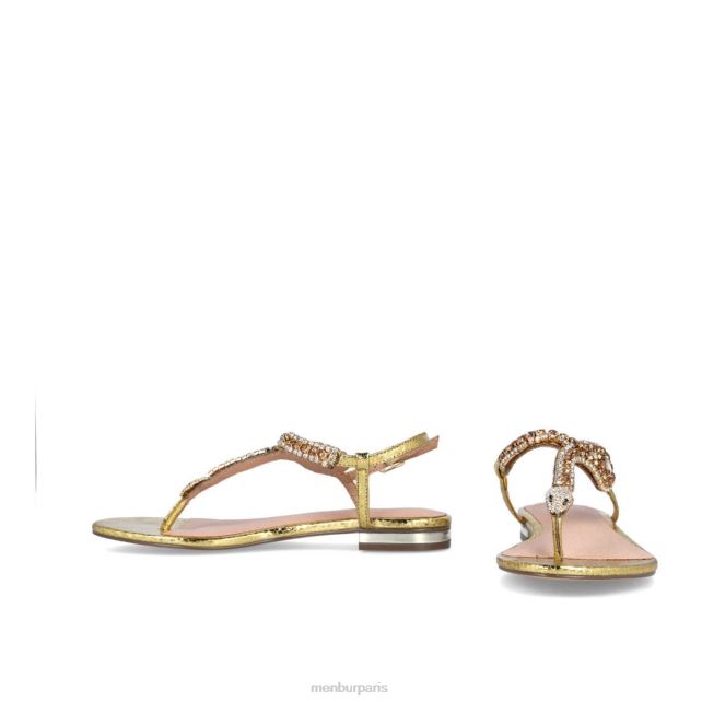 Menbur femmes bertagia DVZ86470 chaussure chic et décontractée or