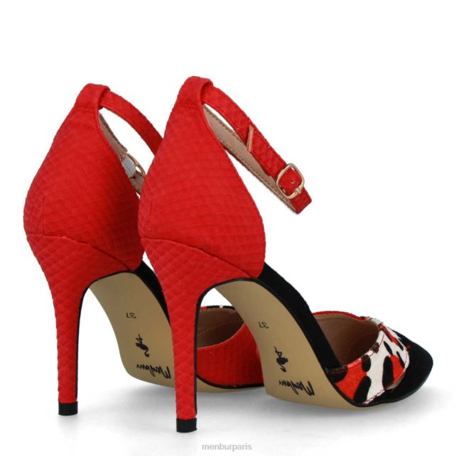 Menbur femmes bisenti DVZ863596 chaussure chic et décontractée rouge