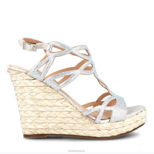 Menbur femmes bitti DVZ863613 chaussure chic et décontractée argent