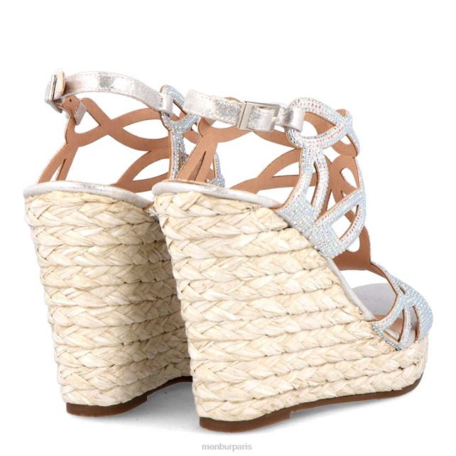 Menbur femmes bitti DVZ863613 chaussure chic et décontractée argent