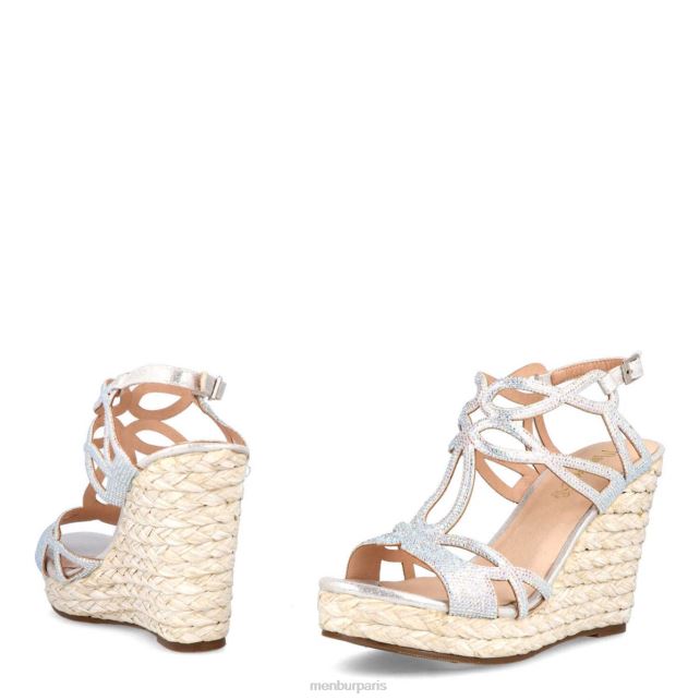 Menbur femmes bitti DVZ863613 chaussure chic et décontractée argent