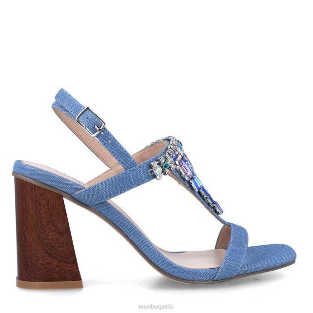 Menbur femmes bronze DVZ86246 chaussure chic et décontractée bleu clair