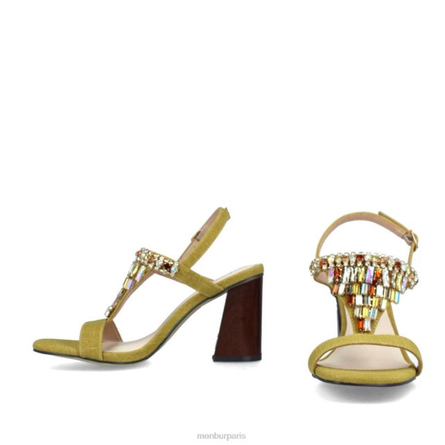 Menbur femmes bronze DVZ863094 chaussure chic et décontractée jaune