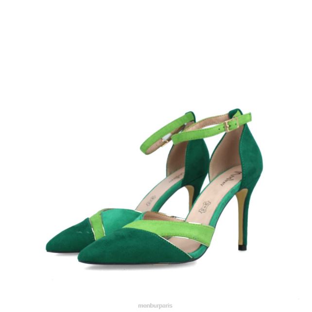 Menbur femmes calciné DVZ863132 chaussure chic et décontractée vert
