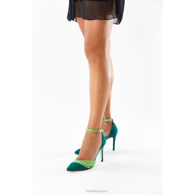 Menbur femmes calciné DVZ863132 chaussure chic et décontractée vert
