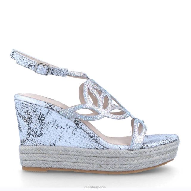 Menbur femmes calo DVZ863219 chaussure chic et décontractée argent