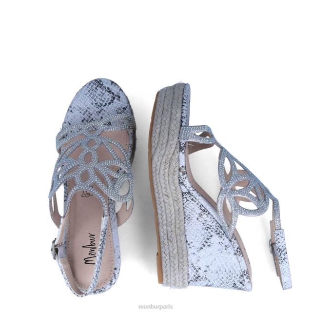 Menbur femmes calo DVZ863219 chaussure chic et décontractée argent