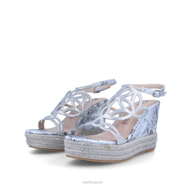 Menbur femmes calo DVZ863219 chaussure chic et décontractée argent