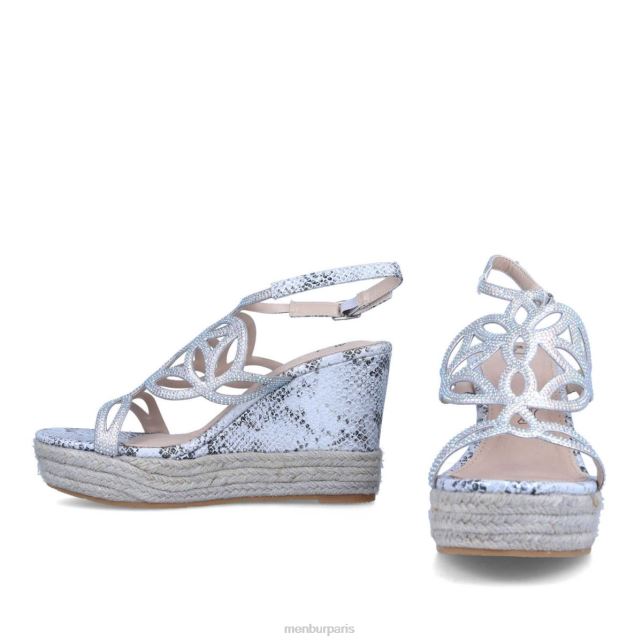 Menbur femmes calo DVZ863219 chaussure chic et décontractée argent