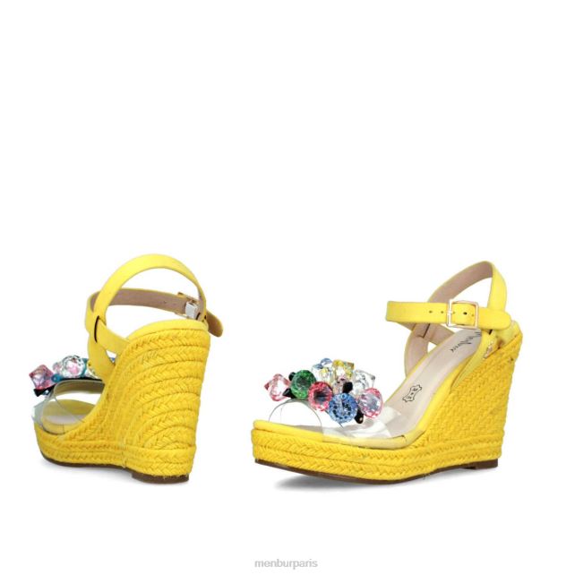 Menbur femmes caminetto DVZ86551 chaussure chic et décontractée jaune