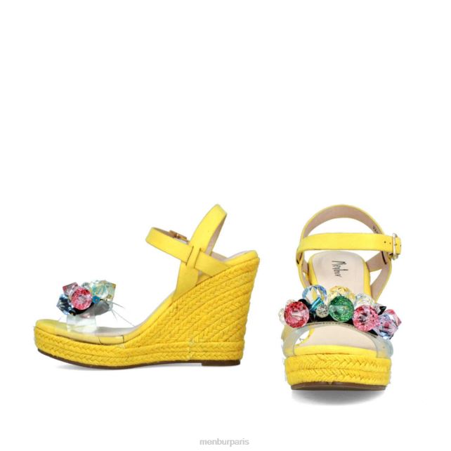 Menbur femmes caminetto DVZ86551 chaussure chic et décontractée jaune